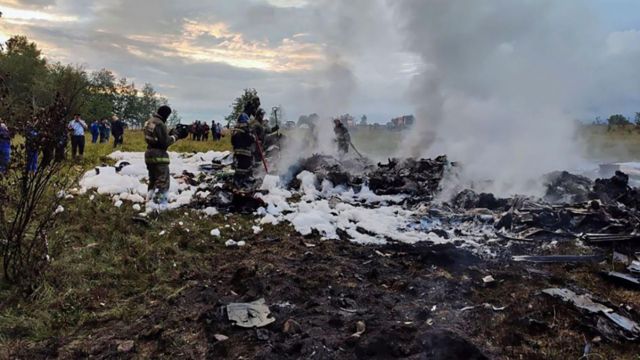 Destroços de avião