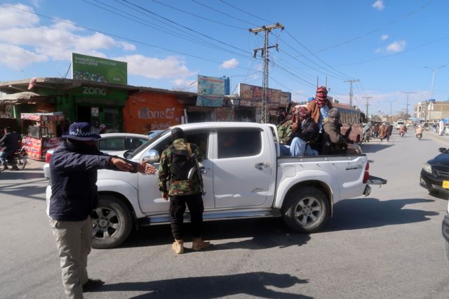 Operativo de seguridad en Pakistán en la provincia de Baluchistán. 