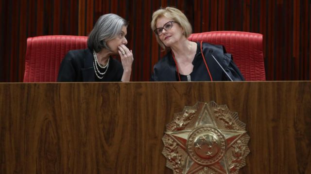 Cármen Lúcia (esq.) e Rosa Weber (dir.)