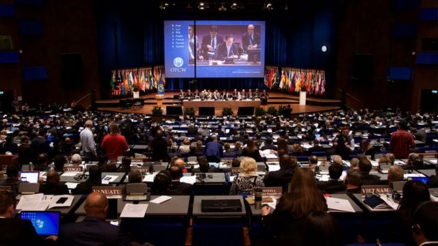 Конференция стран-участниц Конвенции о запрещении химического оружия в Гааге, 19 ноября