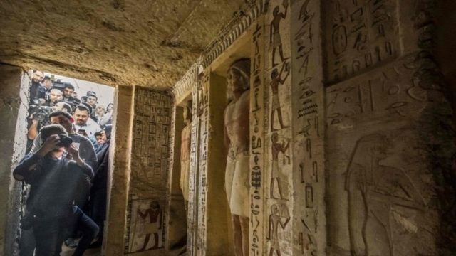 Decouverte D Une Tombe De Plus De 4 400 Ans En Egypte Bbc News Afrique