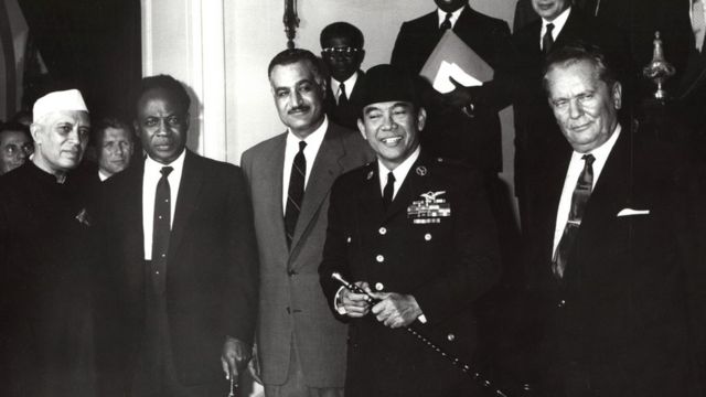 Sastanak Tita, Nehrua, Nasera, Sukarna i Nkrumaha, tokom XV zasedanja Generalne skupštine OUN, Njujork, 29.09.1960