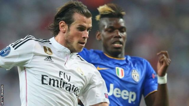 Gareth Bale kushoto