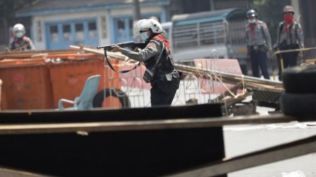 म्यांमार में विरोध प्रदर्शन
