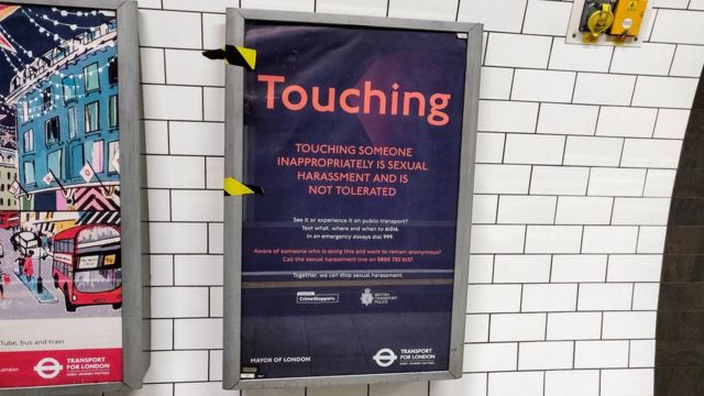 “我被性骚扰了，地铁工作人员却给了我一张宣传单”(photo:BBC)