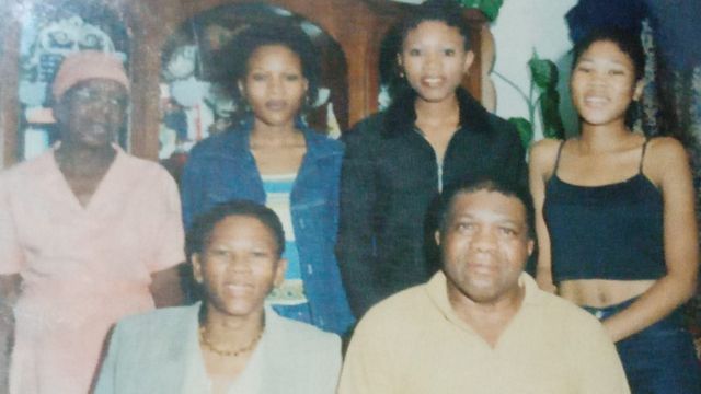 Agnes, her husband Gideon and their three daughters