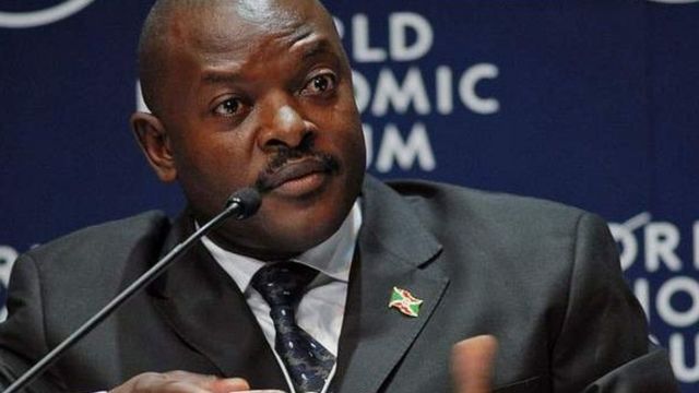 Pierre Nkurunziza, umukuru w'igihugu c'u Burundi