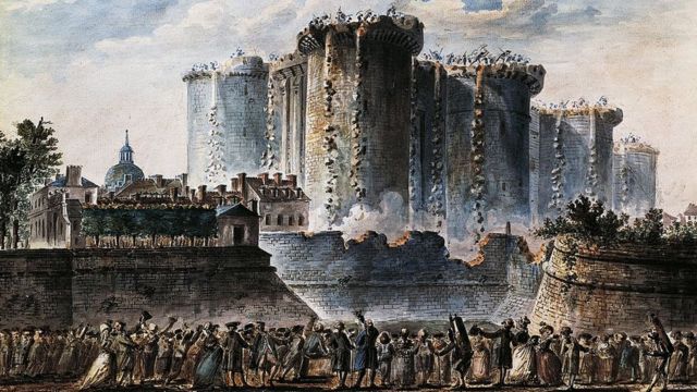 La prise de la Bastille marque la chute de l'ancien régime et de la monarchie absolutiste