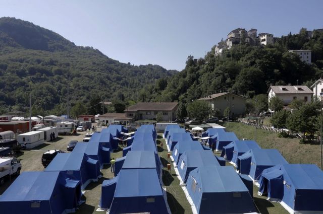 Arquata del Tronto düşərgəsi, 28 avqust 2016