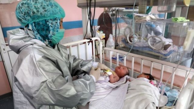 Родильное отделение афганской больницы