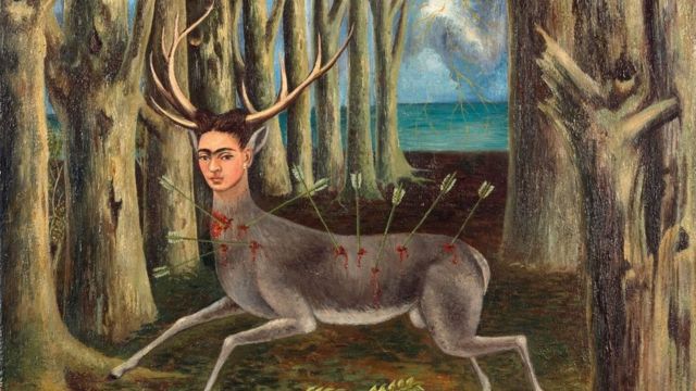 Картина Фриды Кало "Раненый олень"