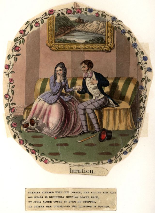 Declaración de amor 1820s