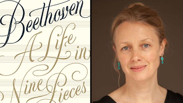 Livro "Beethoven: uma vida em nove peças" e sua autora Laura Tunbridge (Foto: Richard Strittmatter)