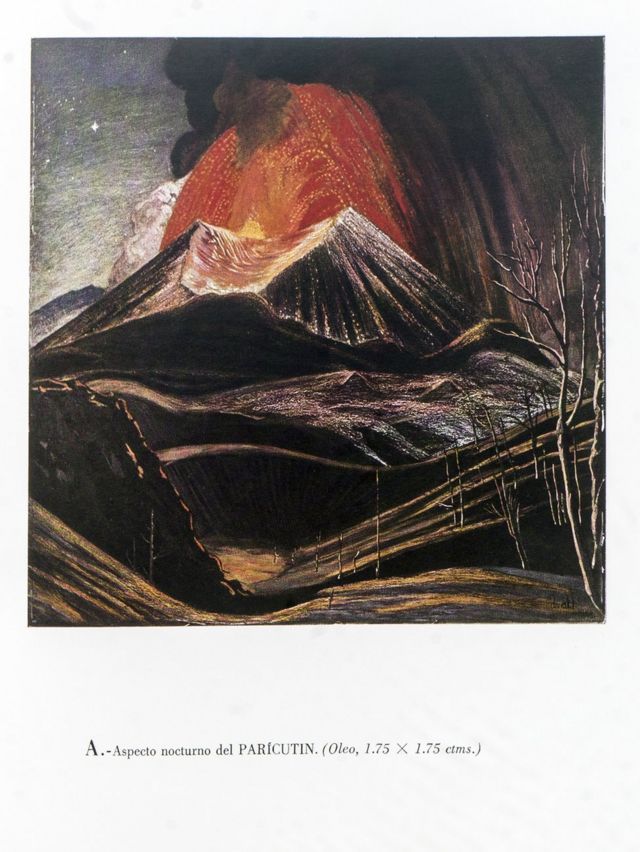 Ilustración del volcán de Dr. Atl.