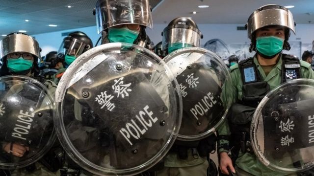 HK police, May 2020