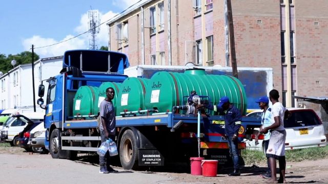 Clean City distributing water to Harare's neighbourhoods to aid hand washing