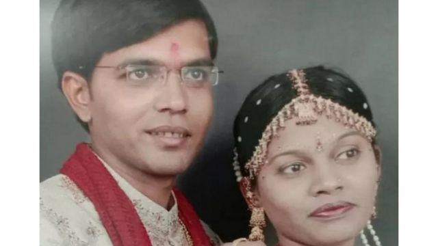 Jagdish Patel y su esposa