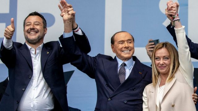Salvini, Berlusconi e Meloni