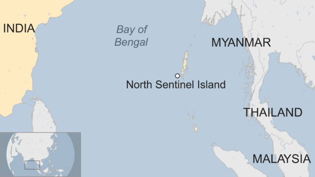Andaman On World Map American 'Killed In India By Endangered Andamans Tribe' - Bbc News