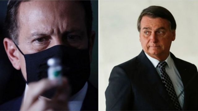 João Dória and Jair Bolsonaro