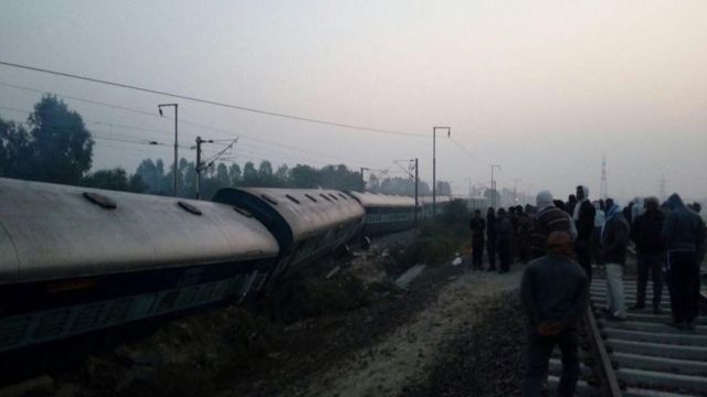 कानपुर देहात के पास ट्रेन हादसा