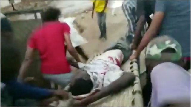 جريح خلال فض الاعتصام أمام مقر قيادة الجيش في الخرطوم