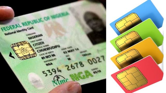 NIN-SIM card registration: Nigerians fit begin buy and activate sim