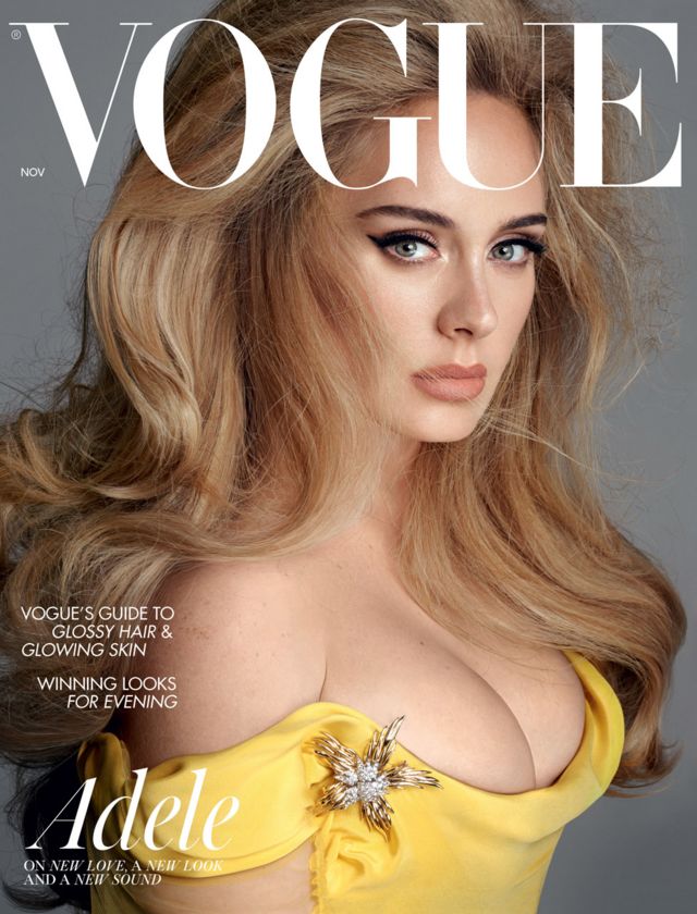 Adele on the cover of Vogue