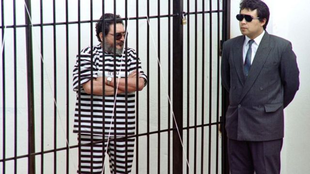Guzmán en la cárcel, en 1992.