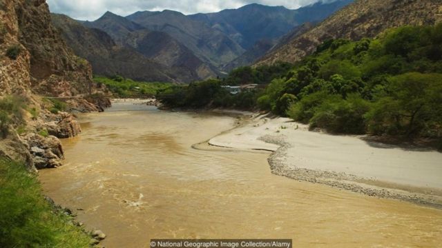 O cânion do rio Marañón permanece até hoje relativamente intocado pelo homem