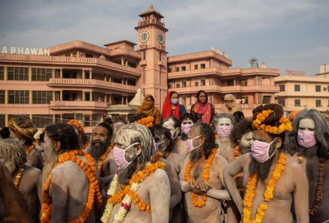 हरिद्वारमा नागा साधु