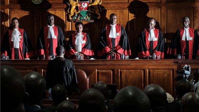 Kenya Election Supreme Court Say Na Kenyatta Win Bbc News Pidgin 5590