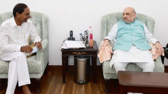 అమిత్ షాతో కేసీఆర్