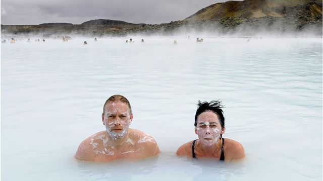 Turistas na Islândia
