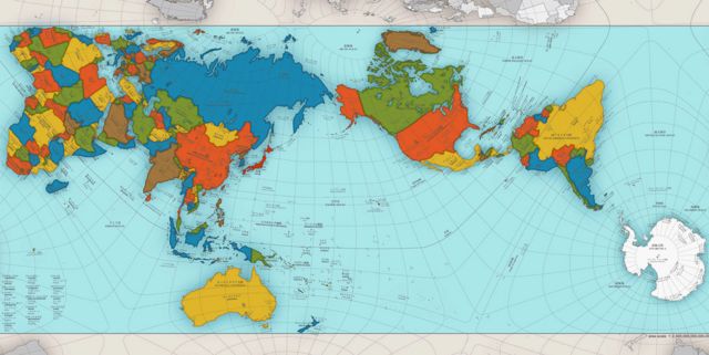 El extraordinario mapa que muestra al mundo como es realmente - BBC News  Mundo