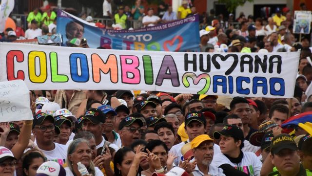 Campanha eleitoral na Colômbia