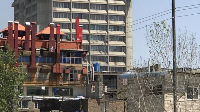 Dhismaha wasaaradda wuxuu ku yaallaa bartamaha Kabul