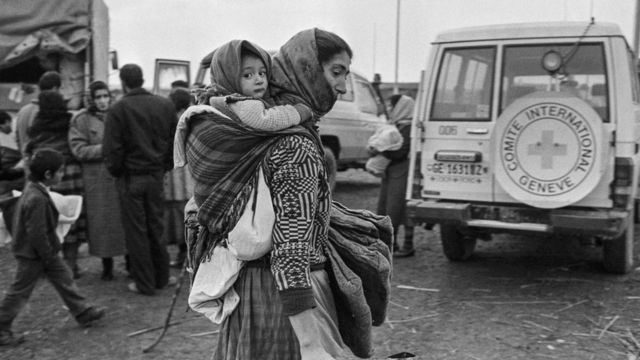 беженка, Карабах, декабрь 1992