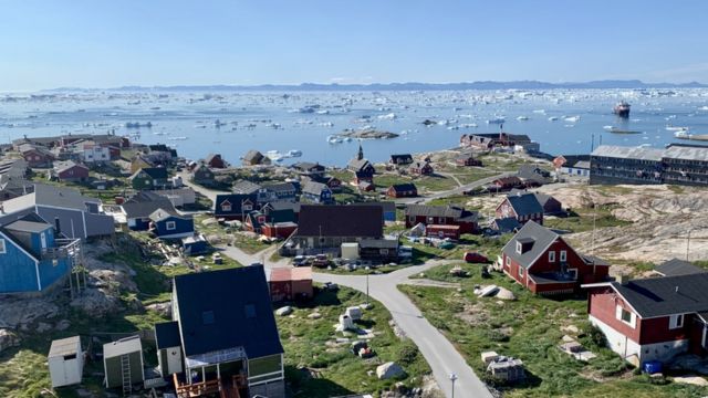 伊卢利萨特（Ilulissat）在格陵兰语中是冰山的意思。(photo:BBC)