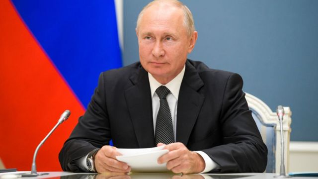 Vladimir Putin en junio de 2020.