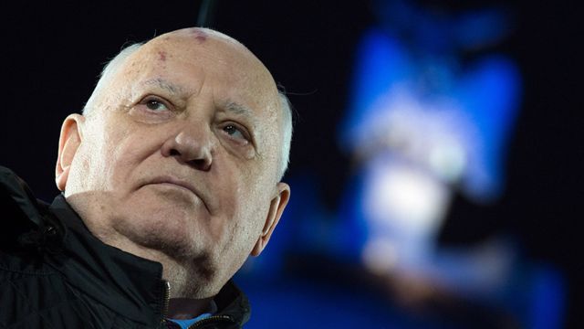 Mikhail Gorbachev ở Berlin năm 2014
