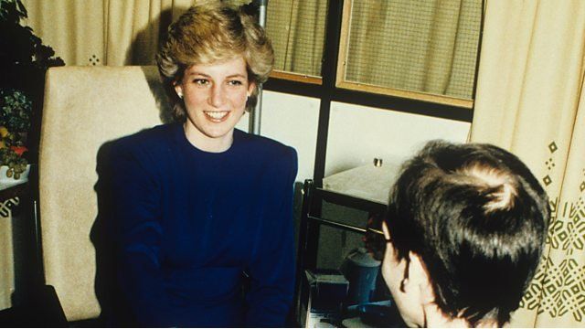 Princess Diana with an aids patient