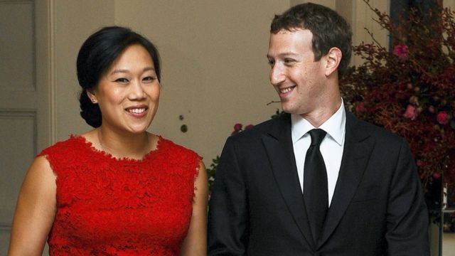 Priscilla Chan and Mark Zuckerberg