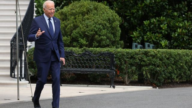 Biden told reporters in the White House on Friday "They kill people"