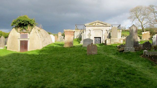 Inch Abbey Graveyard