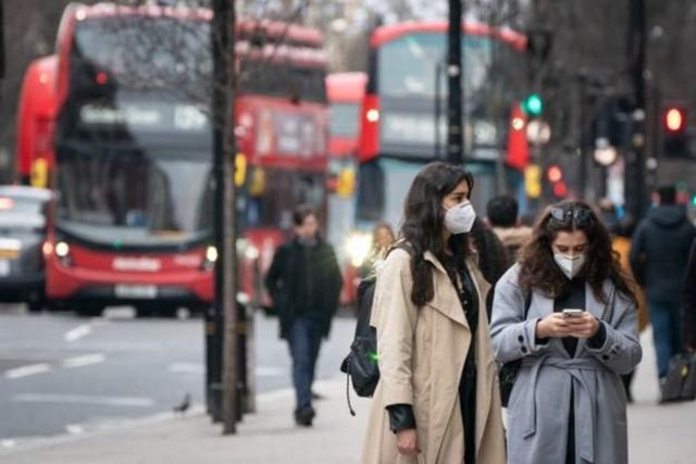 Girls on the street in London