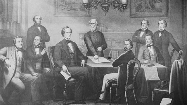 جيفرسون مع أعضاء حكومته
