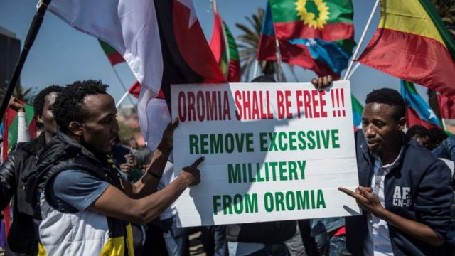 Des Ethiopiens de la diaspora se sont joints aux manifestations
