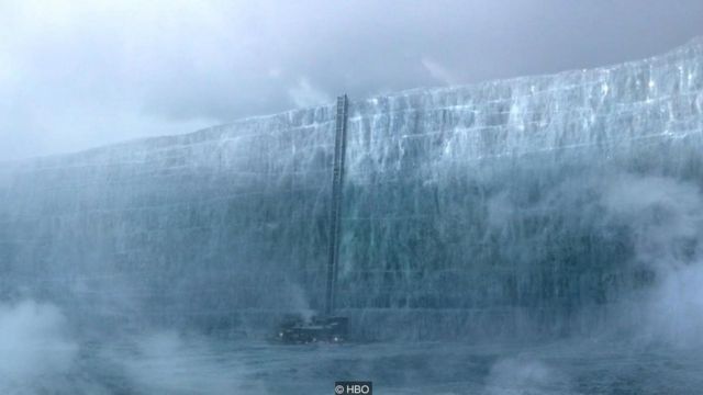Game of Thrones features a continent-spanning wall designed to keep out the wild people and White-Walker zombies from civilisation