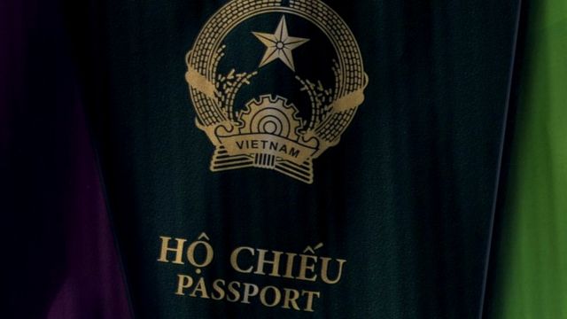 Hộ chiếu Việt Nam - hình minh họa